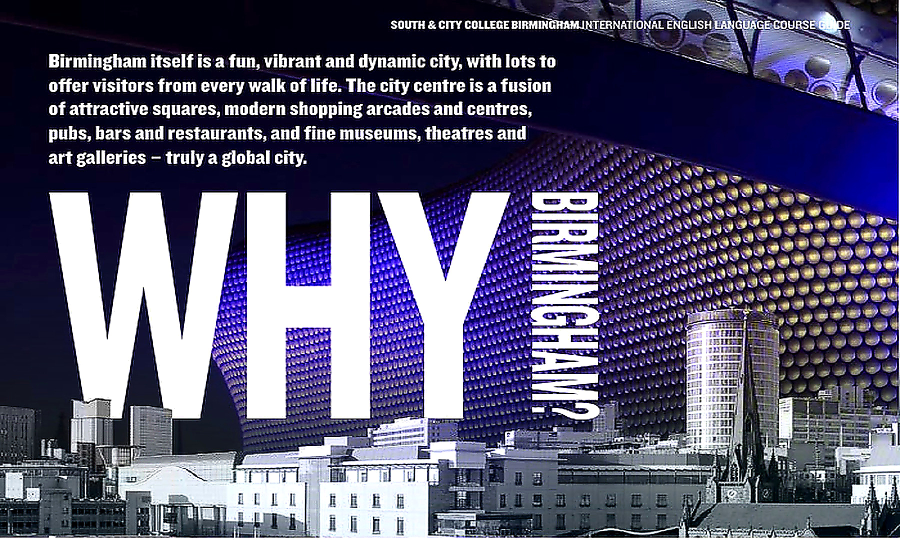 Bullring ve Birmingham şehir merkezi
